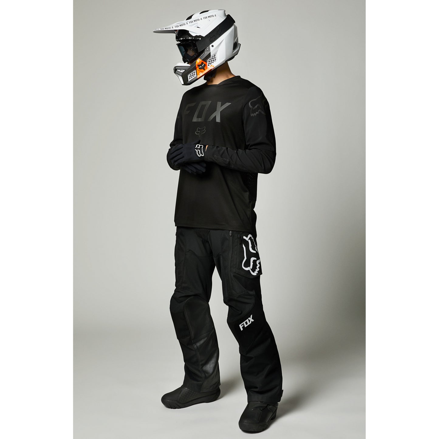 Polera Moto Legion Lt Negro Fox polera moto fox motocross