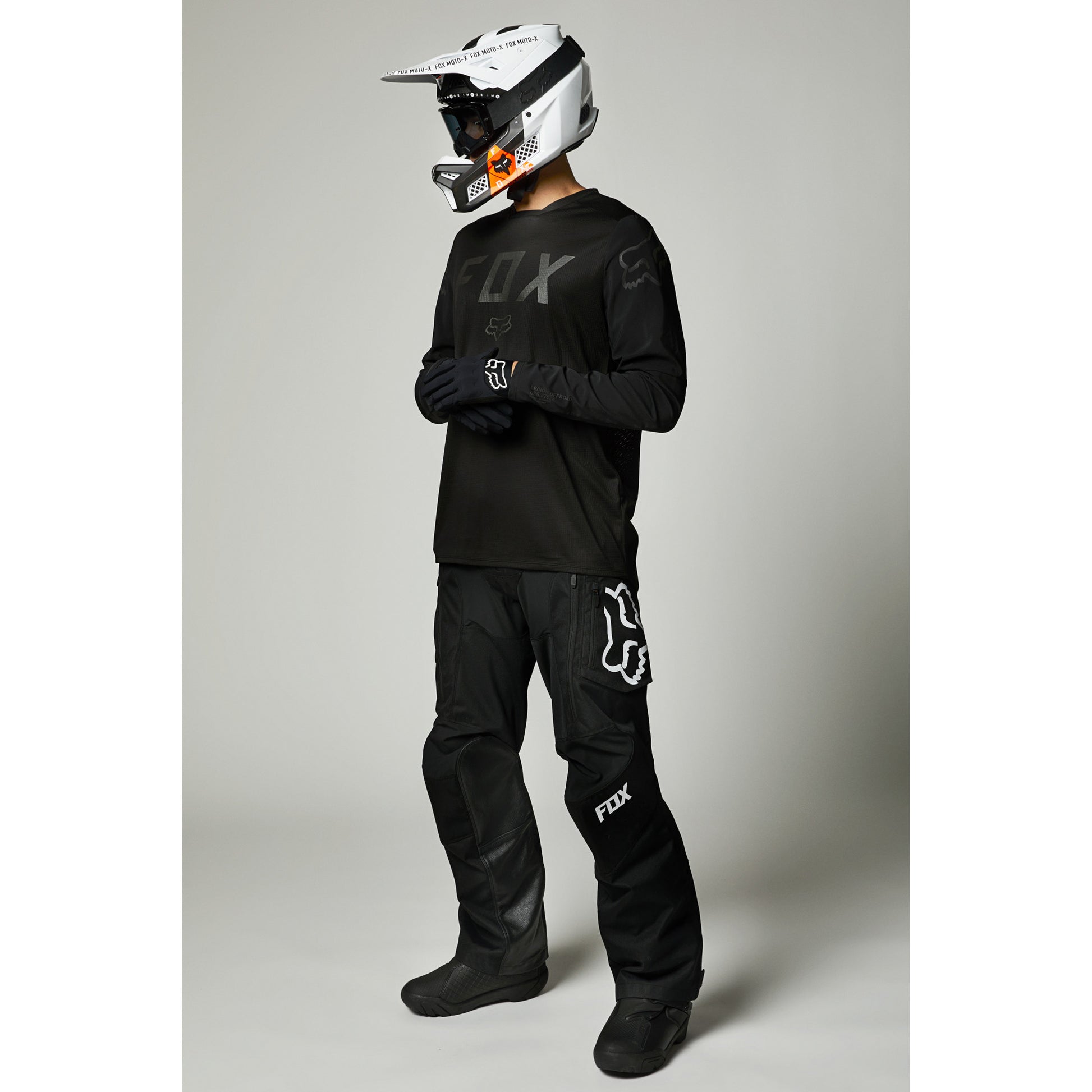 Polera Moto Legion Lt Negro Fox polera moto fox motocross