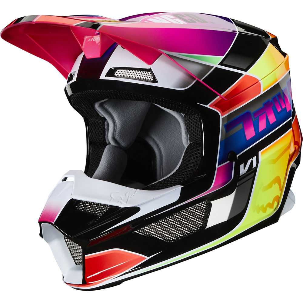 Casco Moto Niño V1 Yorr Multicolor Fox | Casco Moto Fox casco fox racing motocross mtb