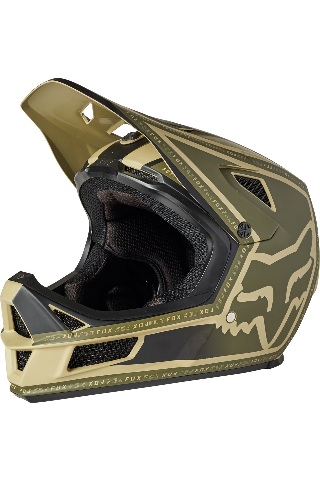 Casco Bicicleta Rampage Comp Cali Verde Fox | Casco MTB Fox casco fox racing motocross mtb