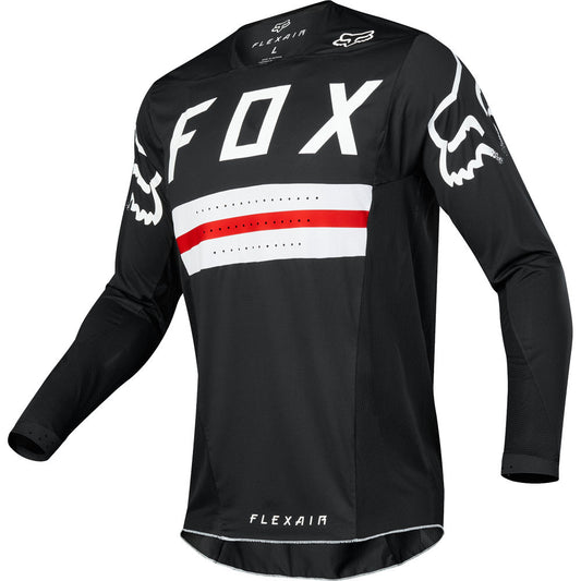 Polera Moto Flexair Preest Polera Negro Rojo Fox polera moto fox motocross
