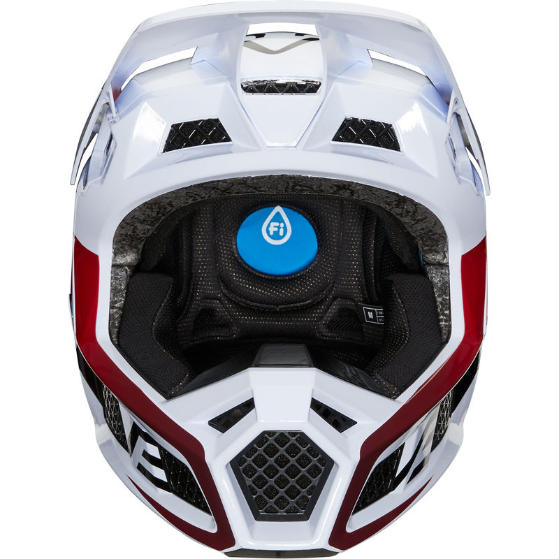 Casco Moto V3 Durven Blanco/Rojo/Azul Fox | Casco Moto Fox casco fox racing motocross mtb