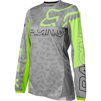 Polera Moto Mujer 180 Skew Gris Fox polera moto fox motocross