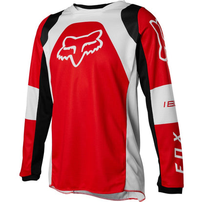 Polera Moto Niño 180 Lux Rojo Fox polera moto fox motocross