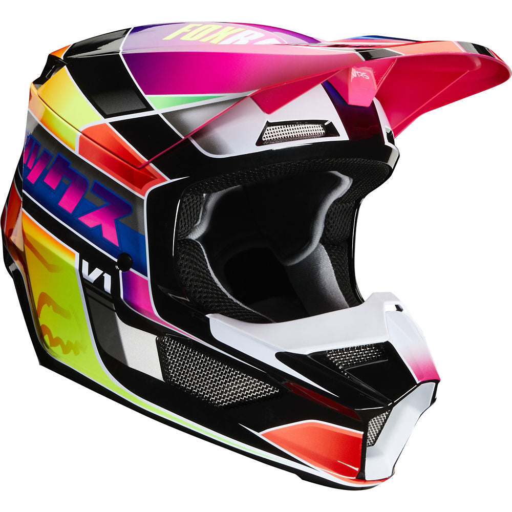 Casco Moto Niño V1 Yorr Multicolor Fox | Casco Moto Fox casco fox racing motocross mtb