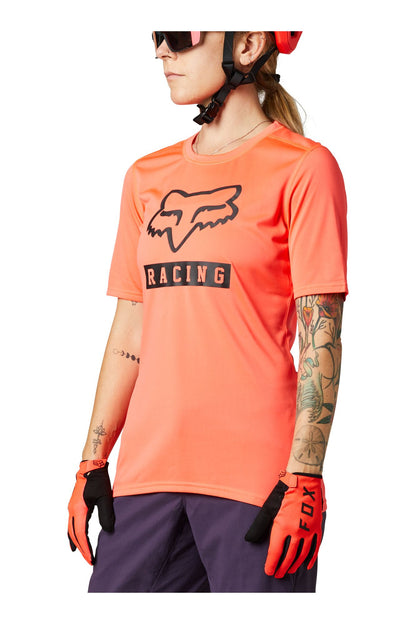 Polera Bicicleta Mujer Ranger Rojo Fox polera bicicleta fox mtb