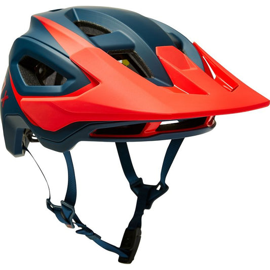 Casco Bicicleta Speedframe Pro Rojo/Azul Fox | Casco MTB Fox casco fox racing motocross mtb