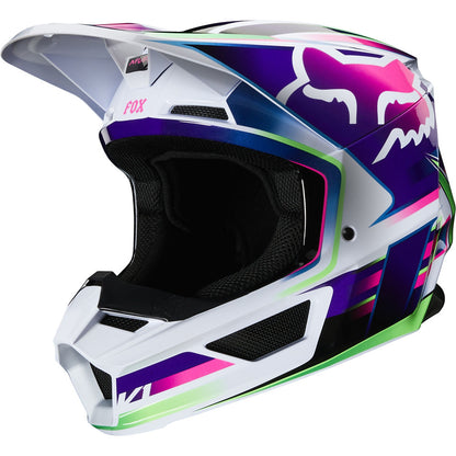 Casco Moto Niño V1 Gama Multicolor Fox | Casco Moto Fox casco fox racing motocross mtb