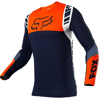 Polera Moto Flexair Mach One Azul Fox polera moto fox motocross