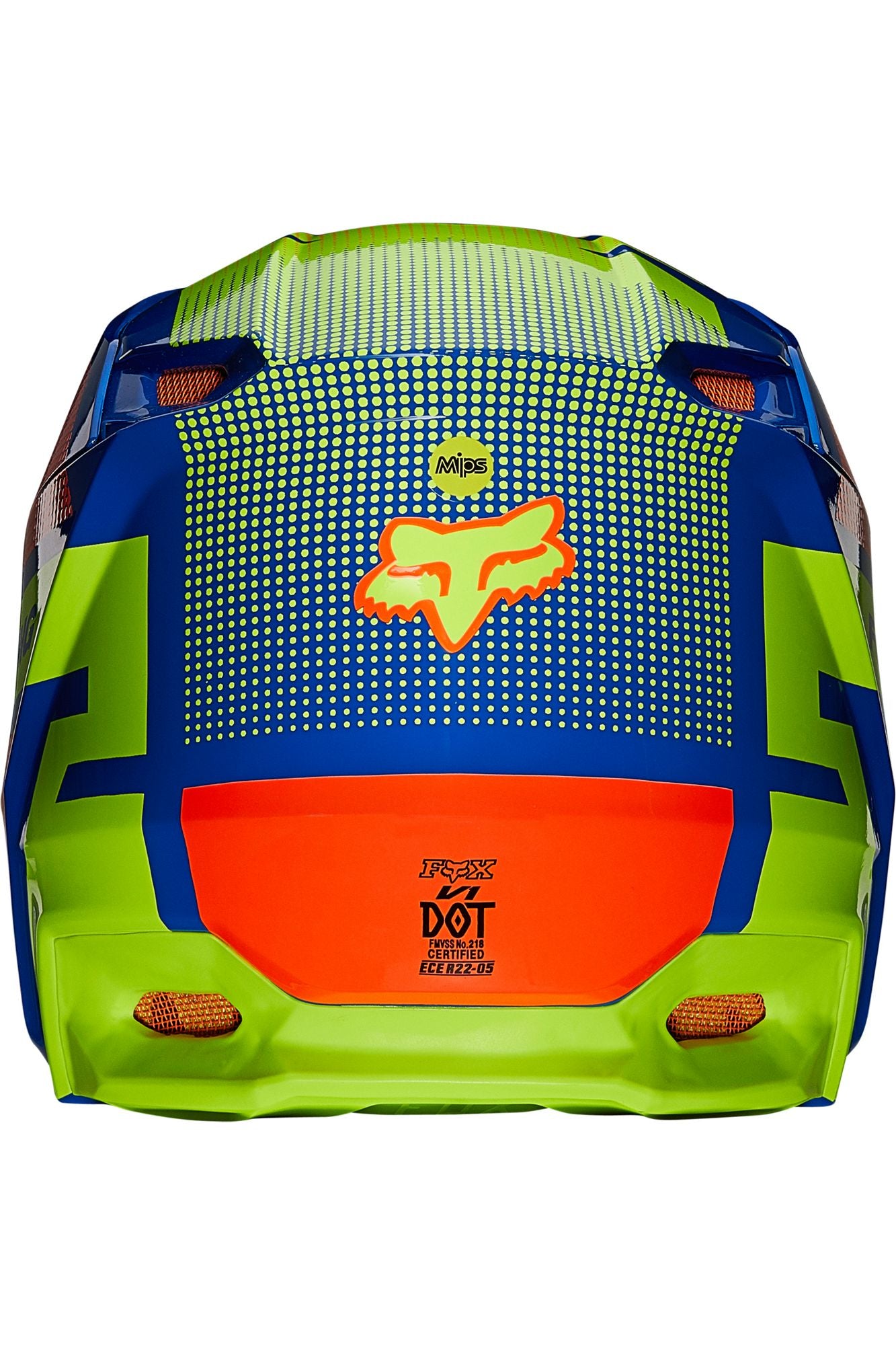 Casco Moto V1 Niño Oktiv Azul Fox | Casco Moto Fox casco fox racing motocross mtb