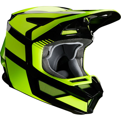 Casco Moto Niño V2 Hayl Amarillo Fox | Casco Moto Fox casco fox racing motocross mtb