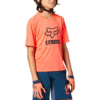 Polera Bicicleta Niño Ranger Rojo Fox polera bicicleta fox mtb