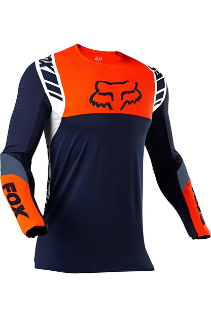 Polera Moto Flexair Mach One Azul Fox polera moto fox motocross
