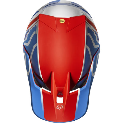 Casco Moto V3 Kila Azul Rojo Fox | Casco Moto Fox casco fox racing motocross mtb