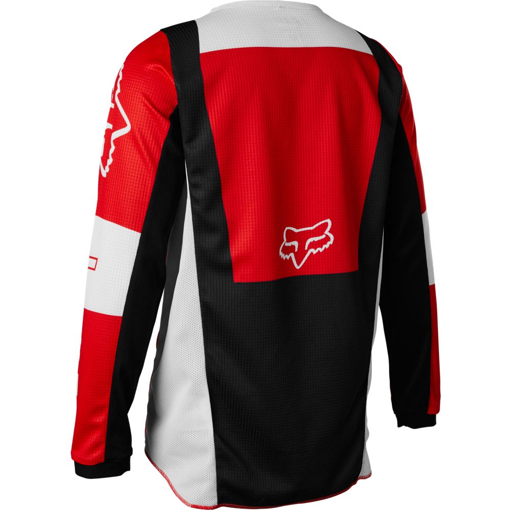 Polera Moto Niño 180 Lux Rojo Fox polera moto fox motocross