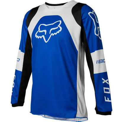 Polera Moto Niño 180 Lux Azul Fox polera moto fox motocross