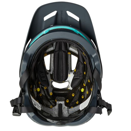 Casco Bicicleta Speedframe Pro Negro/Celeste Fox | Casco MTB Fox casco fox racing motocross mtb