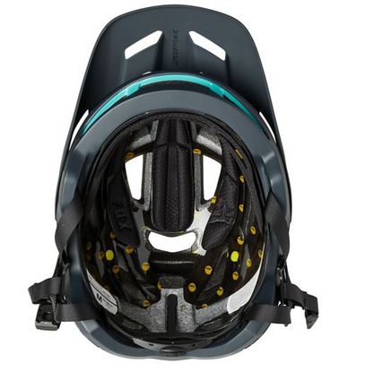 Casco Bicicleta Speedframe Pro Negro/Celeste Fox | Casco MTB Fox casco fox racing motocross mtb