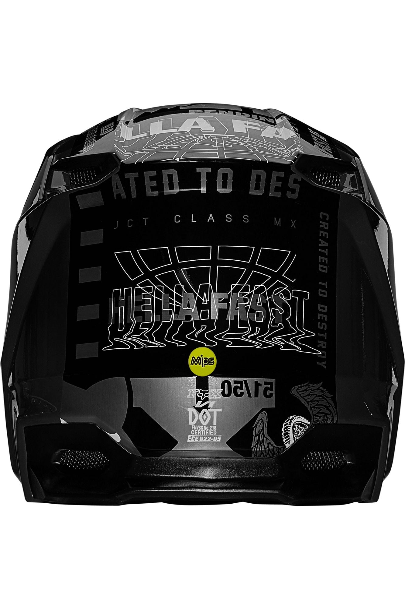 Casco Moto V1 Illmatik Gris/Negro Fox | Casco Moto Fox casco fox racing motocross mtb
