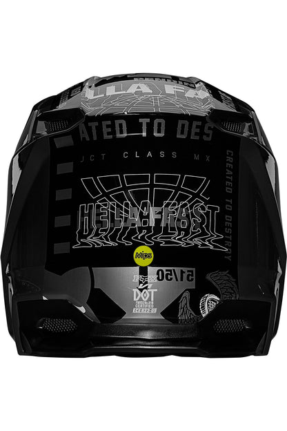 Casco Moto V1 Illmatik Gris/Negro Fox | Casco Moto Fox casco fox racing motocross mtb