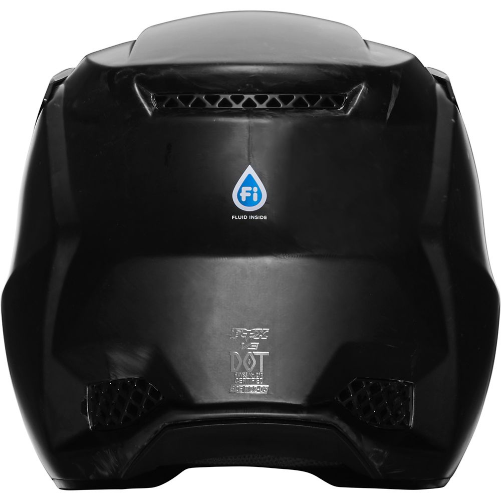 Casco Moto V3 Solids Negro Fox | Casco Moto Fox casco fox racing motocross mtb