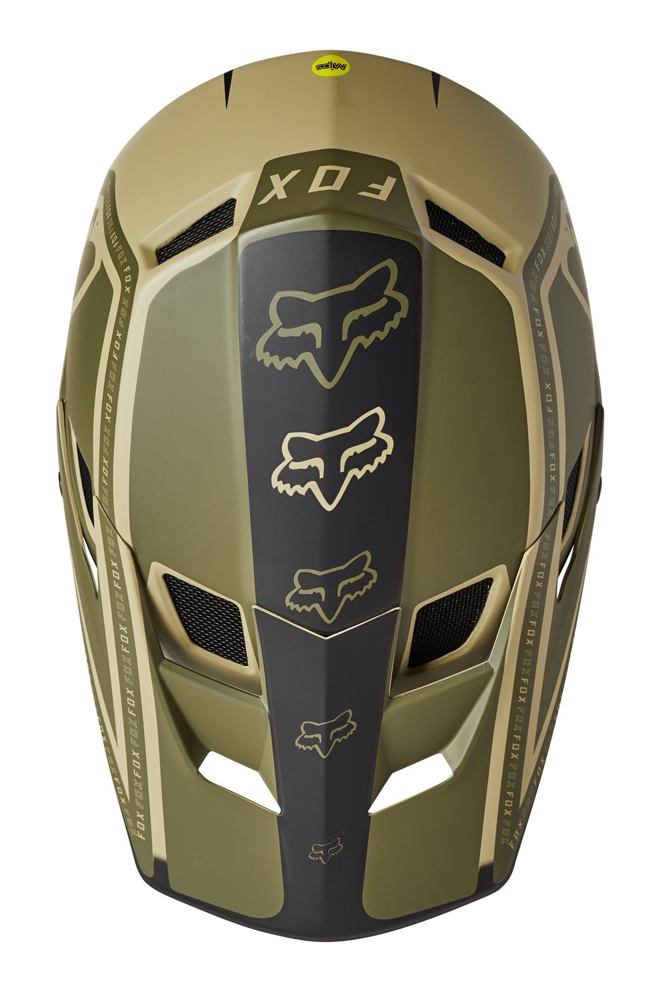 Casco Bicicleta Rampage Comp Cali Verde Fox | Casco MTB Fox casco fox racing motocross mtb
