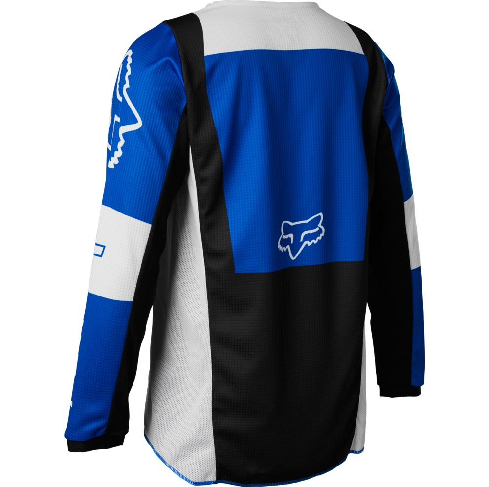 Polera Moto Niño 180 Lux Azul Fox polera moto fox motocross