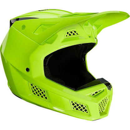 Casco Moto V3 Psycosis Amarillo Fluor Fox | Casco Moto Fox casco fox racing motocross mtb