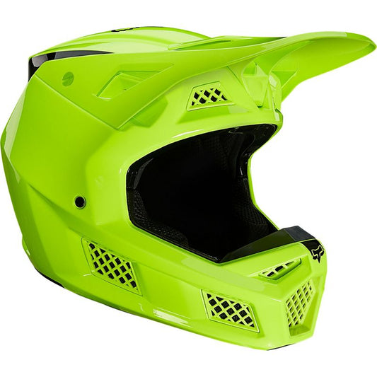 Casco Moto V3 Psycosis Amarillo Fluor Fox | Casco Moto Fox casco fox racing motocross mtb