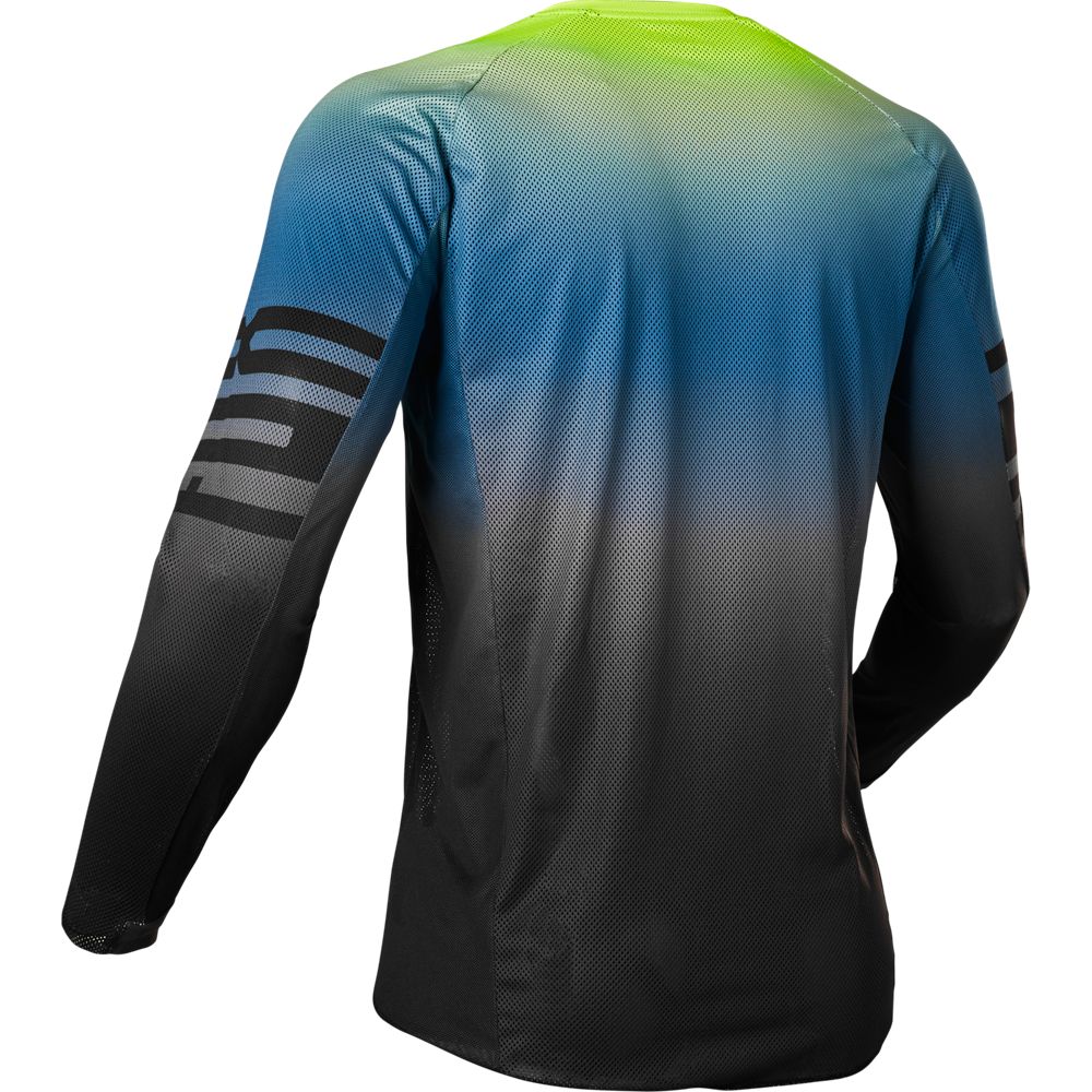 Polera Moto Airline Reepz Negro/Amarillo Fox polera moto fox motocross