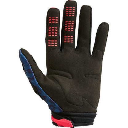 Guantes Moto Niña 180 Skew Azul/Rosado Fox - imagen 2