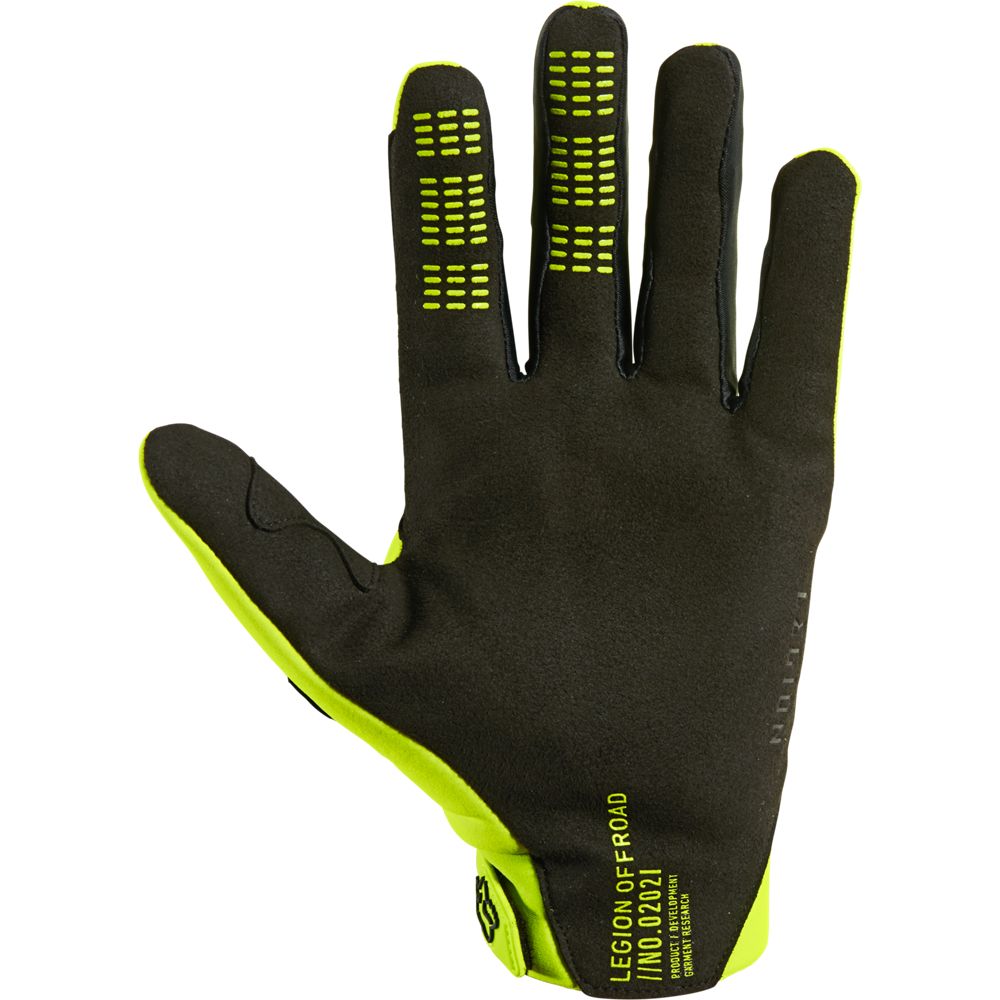 Guantes Moto Legion Thermo Amarillo Fox - imagen 2