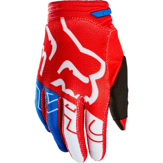 Guantes Moto Niño 180 Skew Rojo Fox