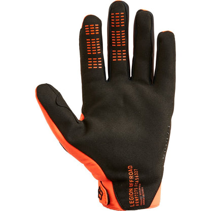 Guantes Moto Legion Thermo Naranjo Fox - imagen 2