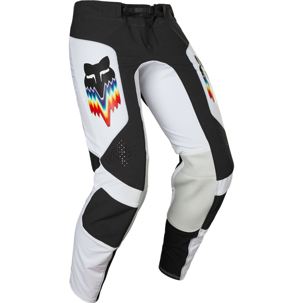 Pantalon Fox Moto Flexair para Moto Negro/Blanco