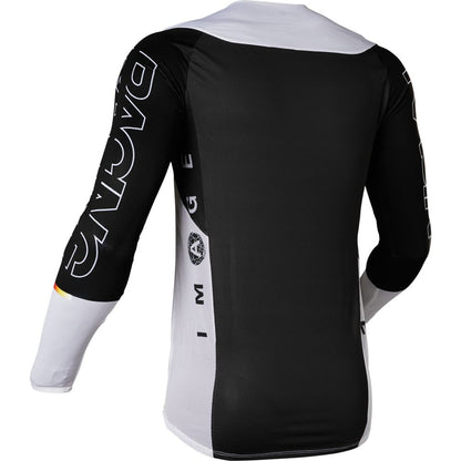 Polera Moto Flexair Relm Negro/Blanco Fox