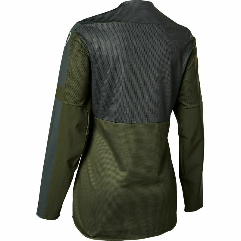 Polera Moto Mujer Legion LT Verde Fox polera moto fox motocross