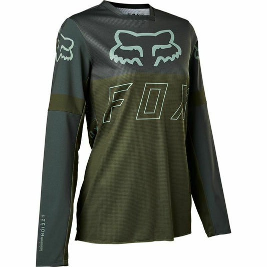 Polera Moto Mujer Legion LT Verde Fox