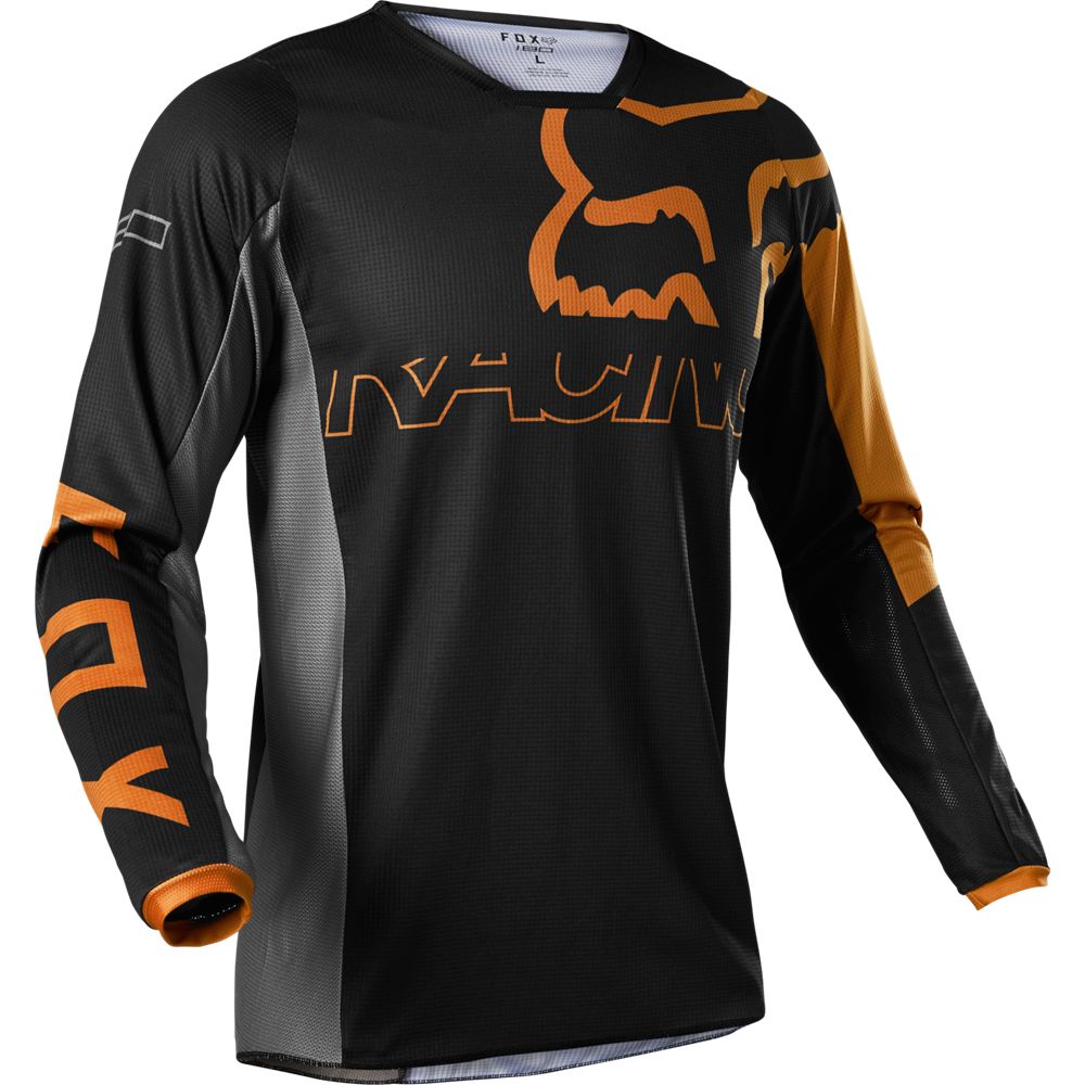 Polera Moto 180 Skew Negro Fox polera moto fox motocross