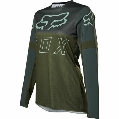 Polera Moto Mujer Legion LT Verde Fox polera moto fox motocross