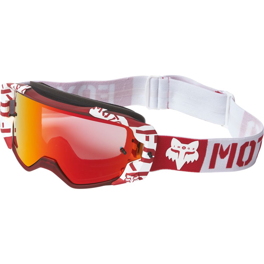 Antiparra Moto Vue Nobyl Blanco/Rojo Fox