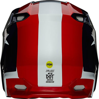 Casco Moto V1 Ultra Blanco/Rojo/Azul Fox | Casco Moto Fox casco fox racing motocross mtb