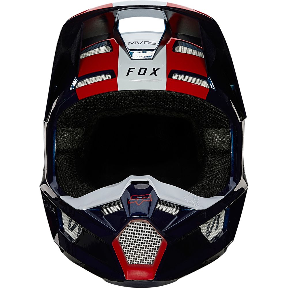 Casco Moto V1 Ultra Blanco/Rojo/Azul Fox | Casco Moto Fox casco fox racing motocross mtb