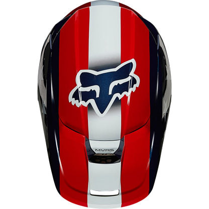 Casco Moto V1 Ultra Blanco/Rojo/Azul Fox | Casco Moto Fox casco fox racing motocross mtb