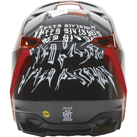 Casco Moto V1 Peril Naranjo/Negro Fox | Casco Moto Fox casco fox racing motocross mtb