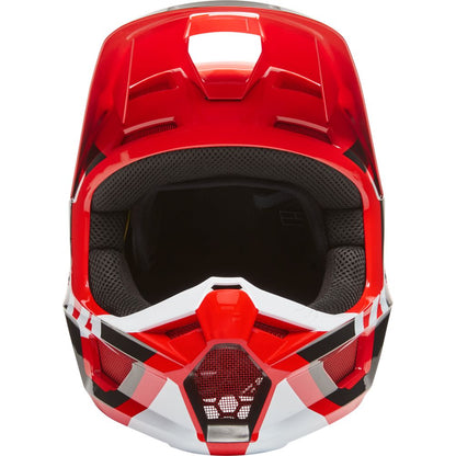 Casco Moto V1 Lux Rojo Fox | Casco Moto Fox casco fox racing motocross mtb