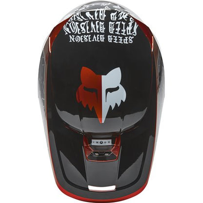 Casco Moto V1 Peril Naranjo/Negro Fox | Casco Moto Fox casco fox racing motocross mtb