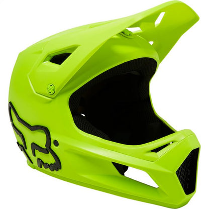 Casco Bicicleta Niño Rampage Amarillo Fox | Casco MTB Fox casco fox racing motocross mtb