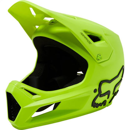 Casco Bicicleta Niño Rampage Amarillo Fox | Casco MTB Fox casco fox racing motocross mtb