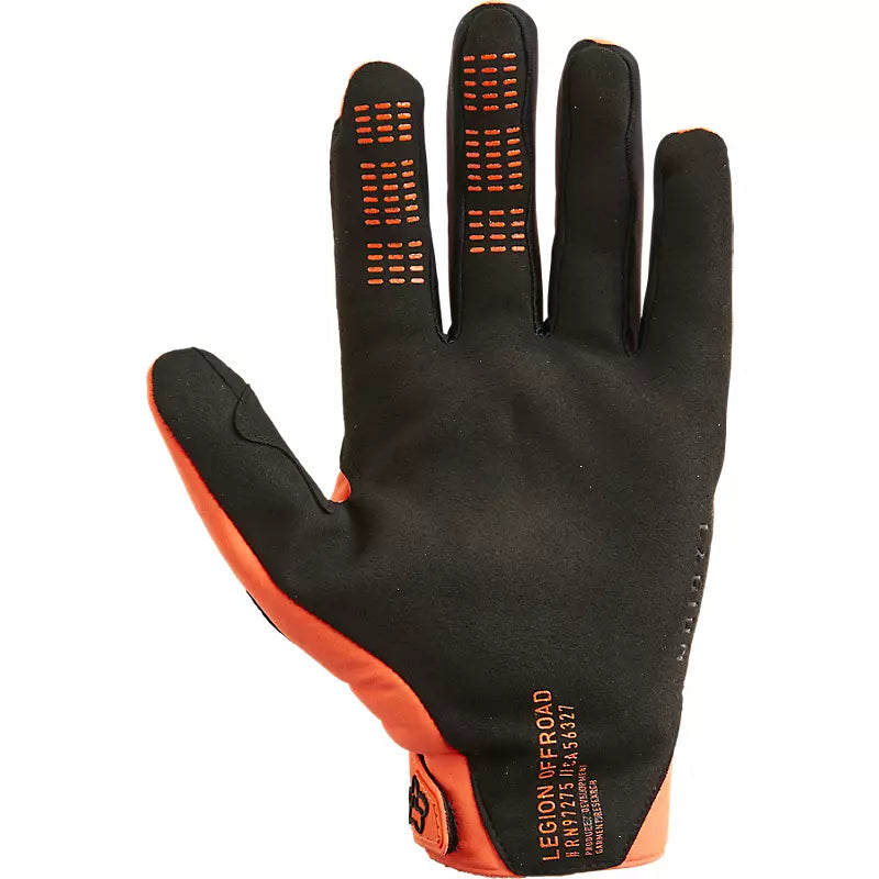 Guantes Moto Legion Thermo CE Naranjo Fox - imagen 2
